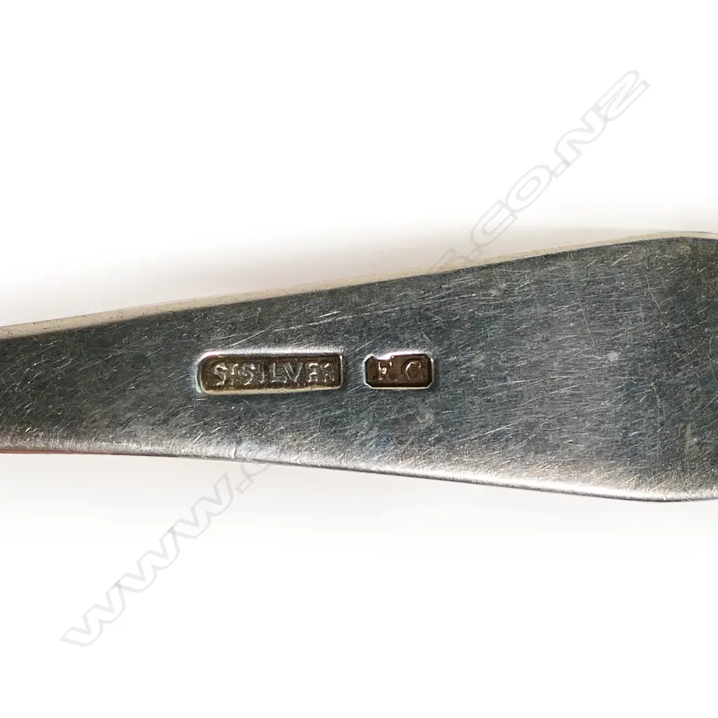 Frank Grady silver caddy spoon, Image 1++